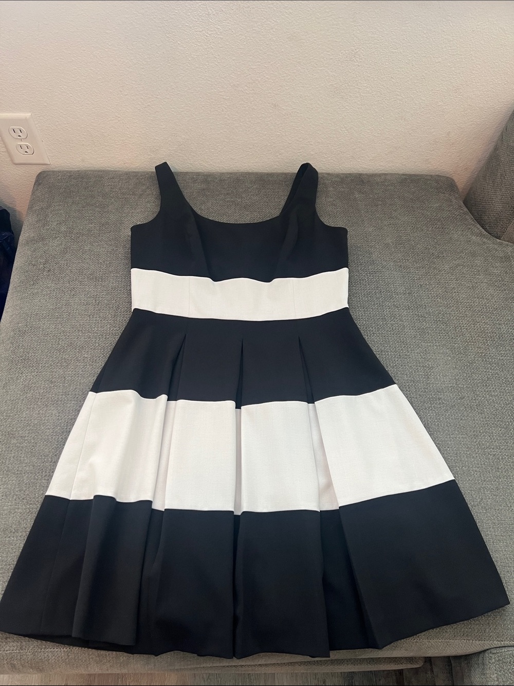 Ralph Lauren Black Dress with Green Label Accent
